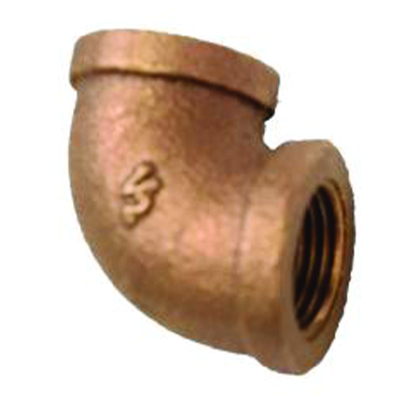 1/2" FEM NPT  X 3/4"  FEM NPT BRASS REDUCING ELBOW (44127)