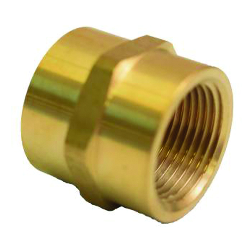 3/8" NPT FEM X FEM COUPLING BRASS (28-060L)