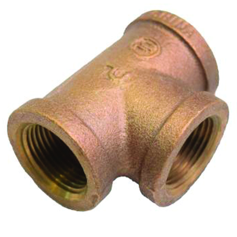 1/4" NPT Brass Tee (28-025)
