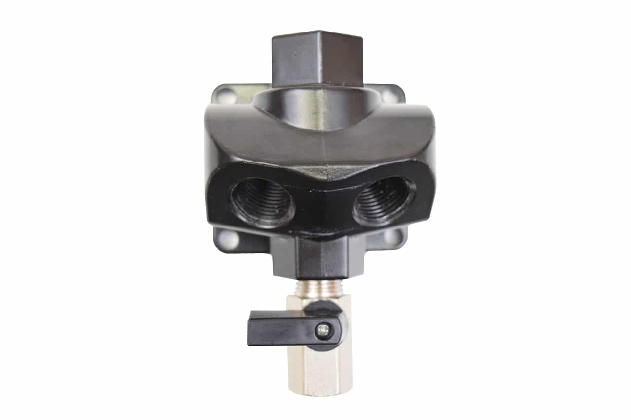 MULTI PORT OUTLET, 3/4" NPT TOP PORT,  1/2" NPT OUTLET PORT (4X)   W/ DRAIN VALVE
