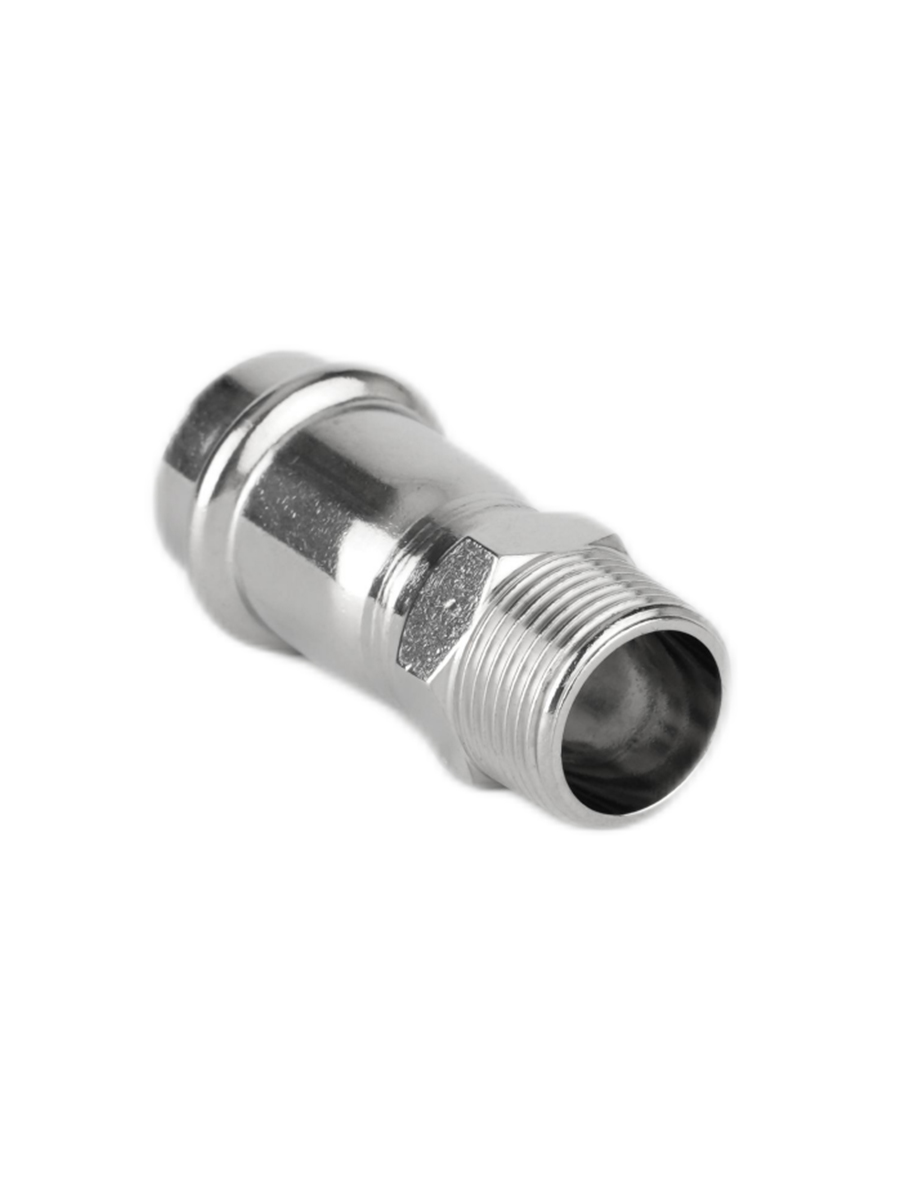 3/4" COMPRESSED PIPE X 3/4" NPT MALE THREADED NIPPLE