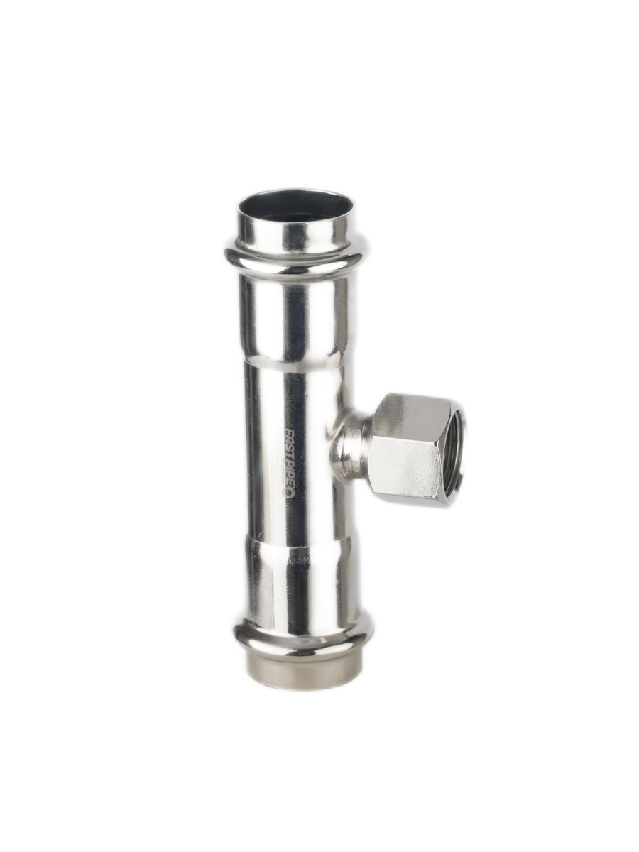 1-1/2" REDUCING TEE X 1/2" FEMALE NPT COMPRESSED PIPE