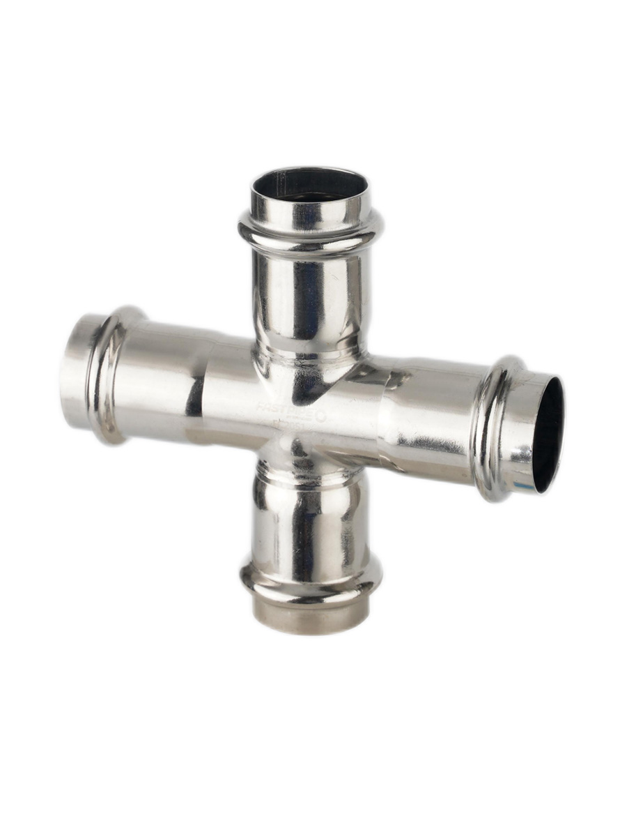 1-1/2" CROSS FITTING COMPRESSED PIPE
