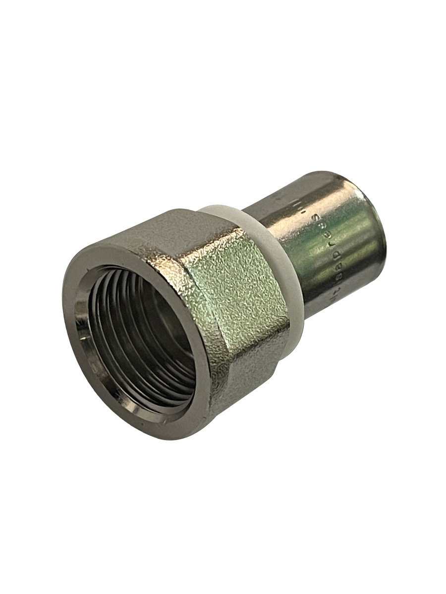 1/2" COMPRESSED FLEXIBLE TUBING X 1/2" FEMALE NPT STRAIGHT FITTING